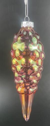 Image 1 of Gold fumed bubble ornament 