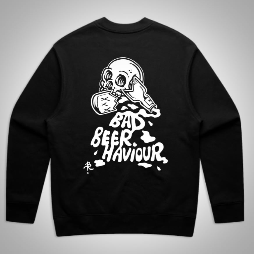 Image of Bad Beer Haviour - CREW JUMPER