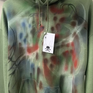 Image of COLD F33T - Green Lights Hoodie