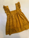 early 1970s BIRKIN saffron sage Indian mini dress