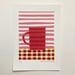Image of Striped Cup handmade prints