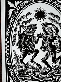 Image 4 of A2 Frog Print