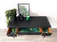 Image 4 of Stag Minstrel Console Table  / Dressing Table / Hallway Table in black