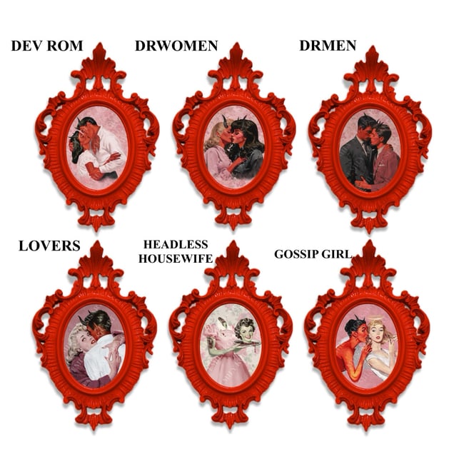 SMALL CUSTOM FRAMED CANVAS PRINT // CHOOSE PRINT & COLOR