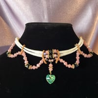 Image 1 of Pink & Black “Princess” Choker