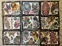 Image 2 of Number 4 original 11”x14” flash sheet