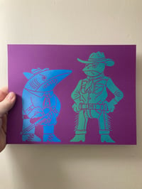 Image 1 of 'Conrad And Larry' Blockprint (Super Limited Edition)