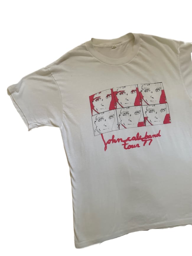 1977 John Cale tee Velvet Underground t shirt