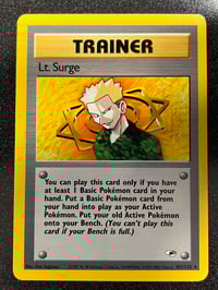 Image 1 of Lt. Surge (101) - Gym Heroes Unlimited - Lightly Played