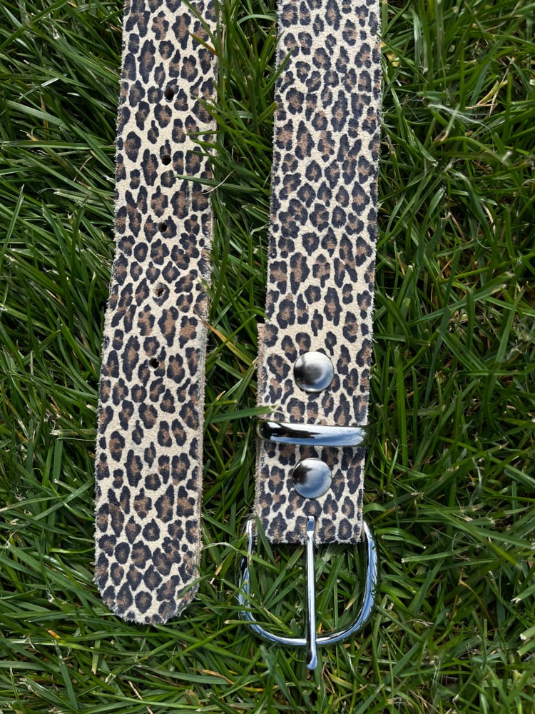 Image of cheetah belt
