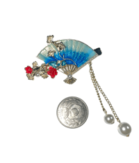 Image 3 of Blue Fan Clip 