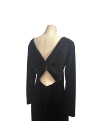 Image 3 of Black velvet gown 🖤