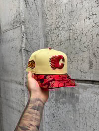 Image 1 of CALGARY FLAMES MULTI TONE CUSTOM FITTED CAP