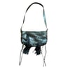 Patrick Stephan Spiral Zip Tassel Cow Hide Leather Bag  