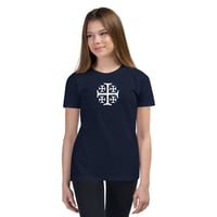 Image 4 of Youth Short Sleeve T-Shirt /Orthodox cross