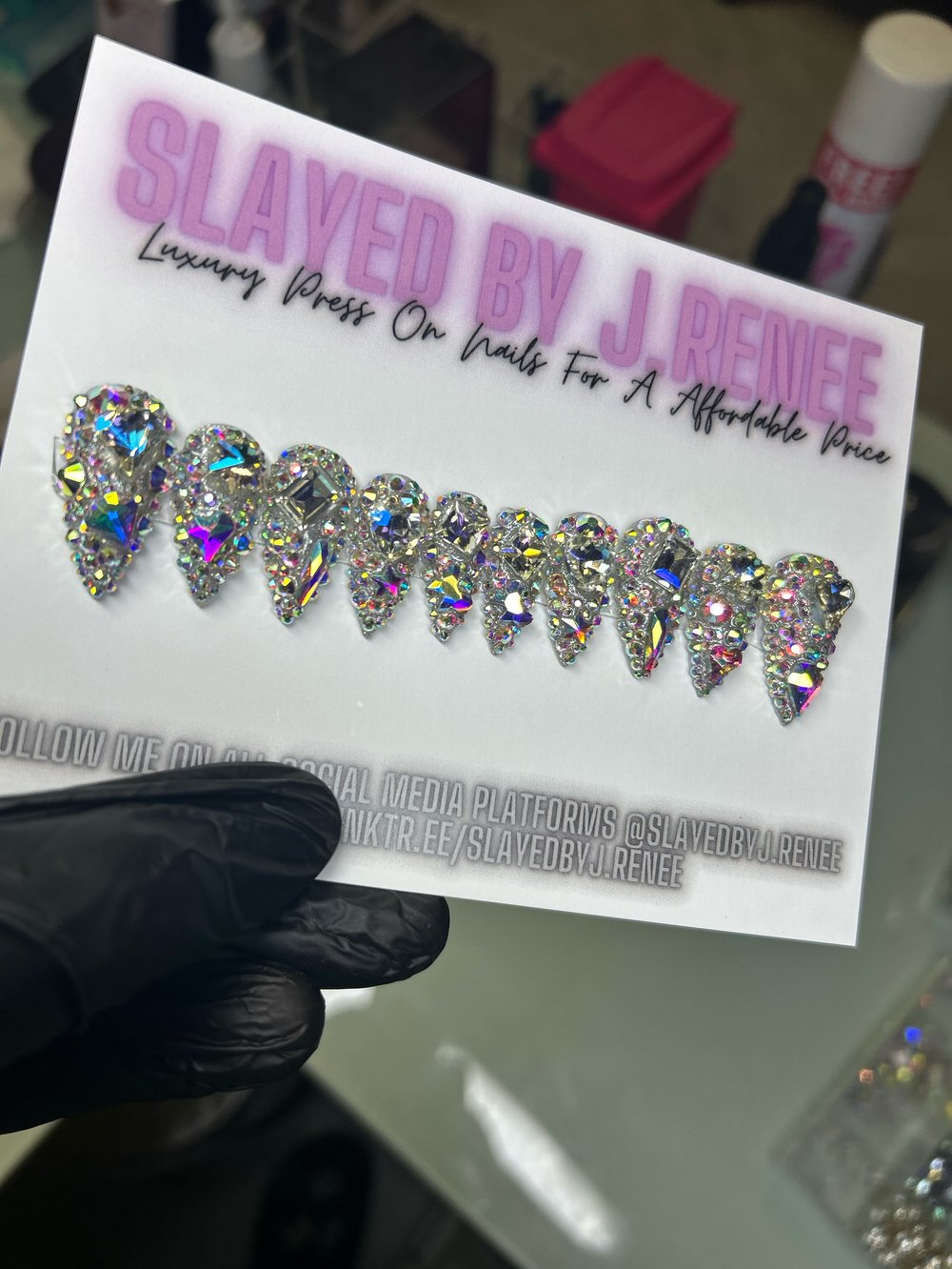 Semi Medium Length Stiletto 