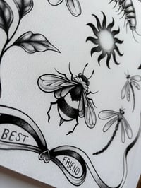 Image 4 of Sweetheart Flash Sheet (black and grey) 