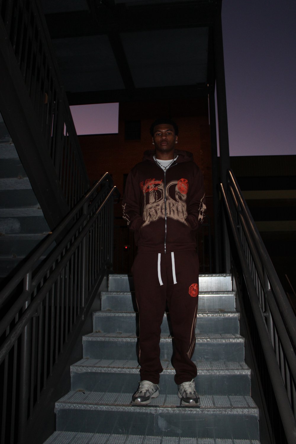 “BE DIFFERENT” BROWN/CREME JUMPSUIT