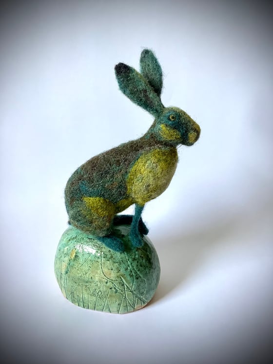 Image of Sitting Hare (Ceramic Landscape Collection)