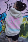 LIMITED COTTON CANDY UWFZ HEAVY WEIGHT “YOUR LIFE IS WORTH LIVING” HOODIE