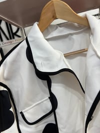 Image 2 of black and white jacket 