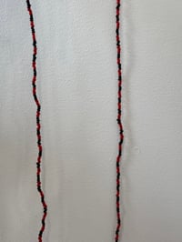Red and black necklace 