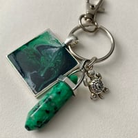Image 2 of Green Turtle Keychain