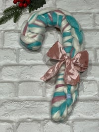 Image 5 of Giant Knit Christmas Candy Cane