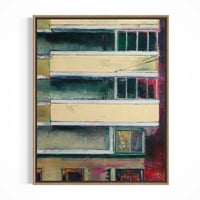 Image 3 of Painting / maleri / "Christianshavn – Malerdrømme og tankestreger – Lagkagehuset" / 80x100 cm