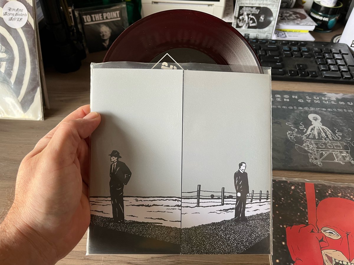 Image of Iron Lung / The Process "split" 7" (Maroon)