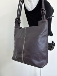 Image 3 of 00s Leather purple bag