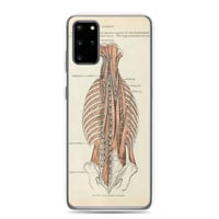 Image 7 of Antique Anatomical Drawing Spine Musculature Clear Case for Samsung®