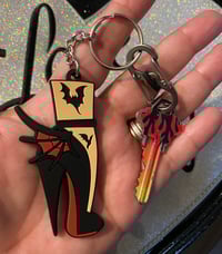 Dracula High Heel PVC Keychain 