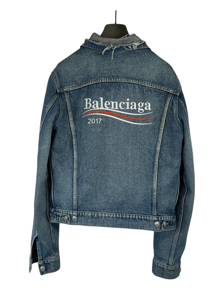 Image of Balenciaga 2017 Campaign Denim Jacket
