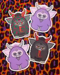Image 2 of BaPHURBmet Baphomet Furby sticker