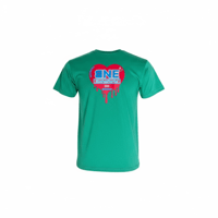 Image 2 of BNE Drippy Heart Tee (green)