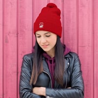 Image 10 of Pom-Pom Beanie