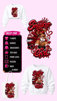 Image 2 of Sneaker Girl Digital PNG Download 