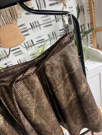Image 3 of custom snake print wrap skirt