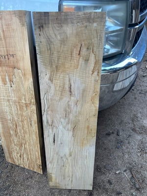 Figured/spalted maple slab 4