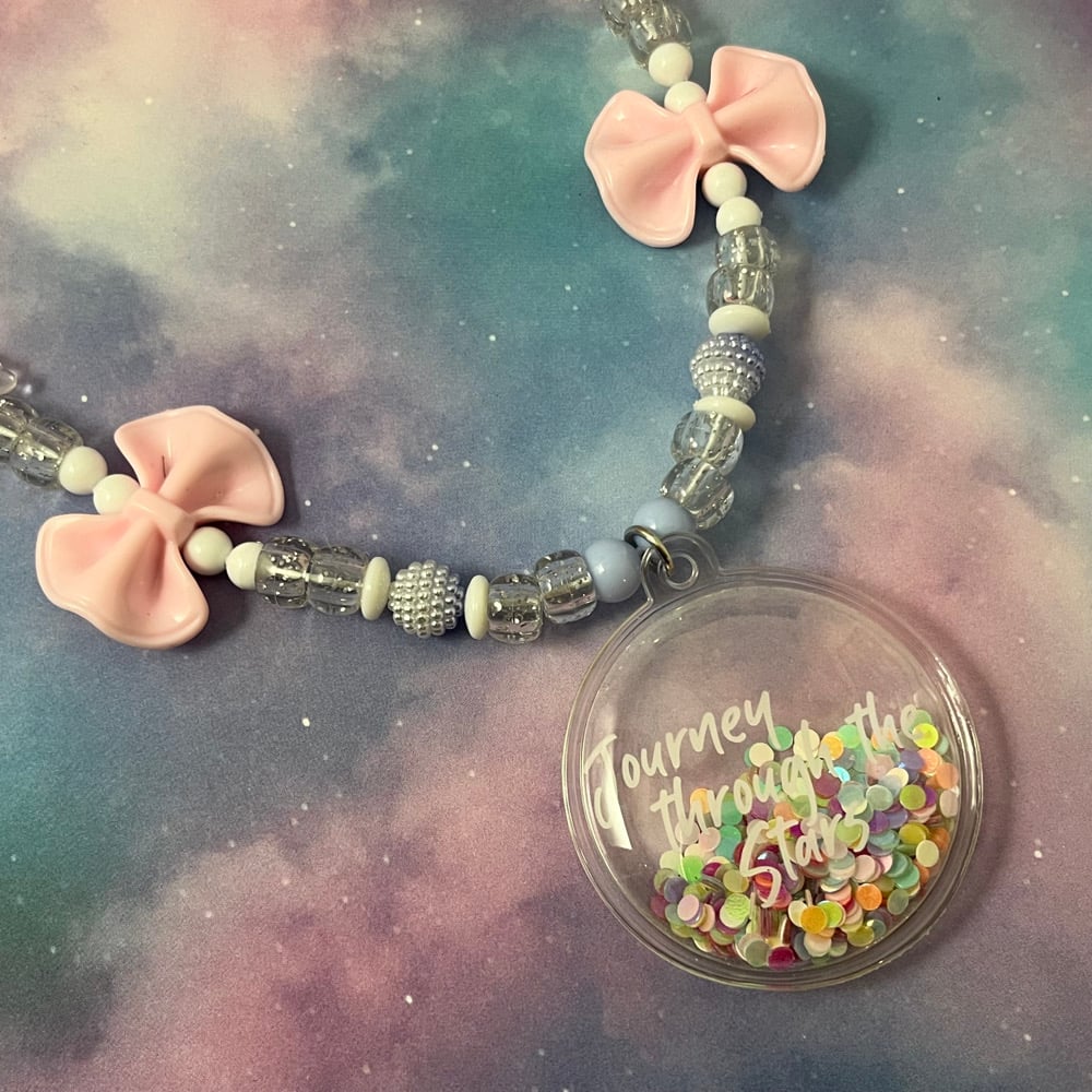 Image of Journey Through the Stars Shaker Kandi Necklace