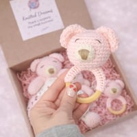 Image 2 of Crochet Handmade Baby Gift- Nursery Accessory – Baby Shower Gift – Newborn
