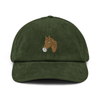 Image 2 of Famous horse - Corduroy hat 