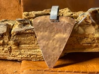 Image 5 of First Offering Rare Dryhead Agate Upcycled Silverware and Copper Pendant