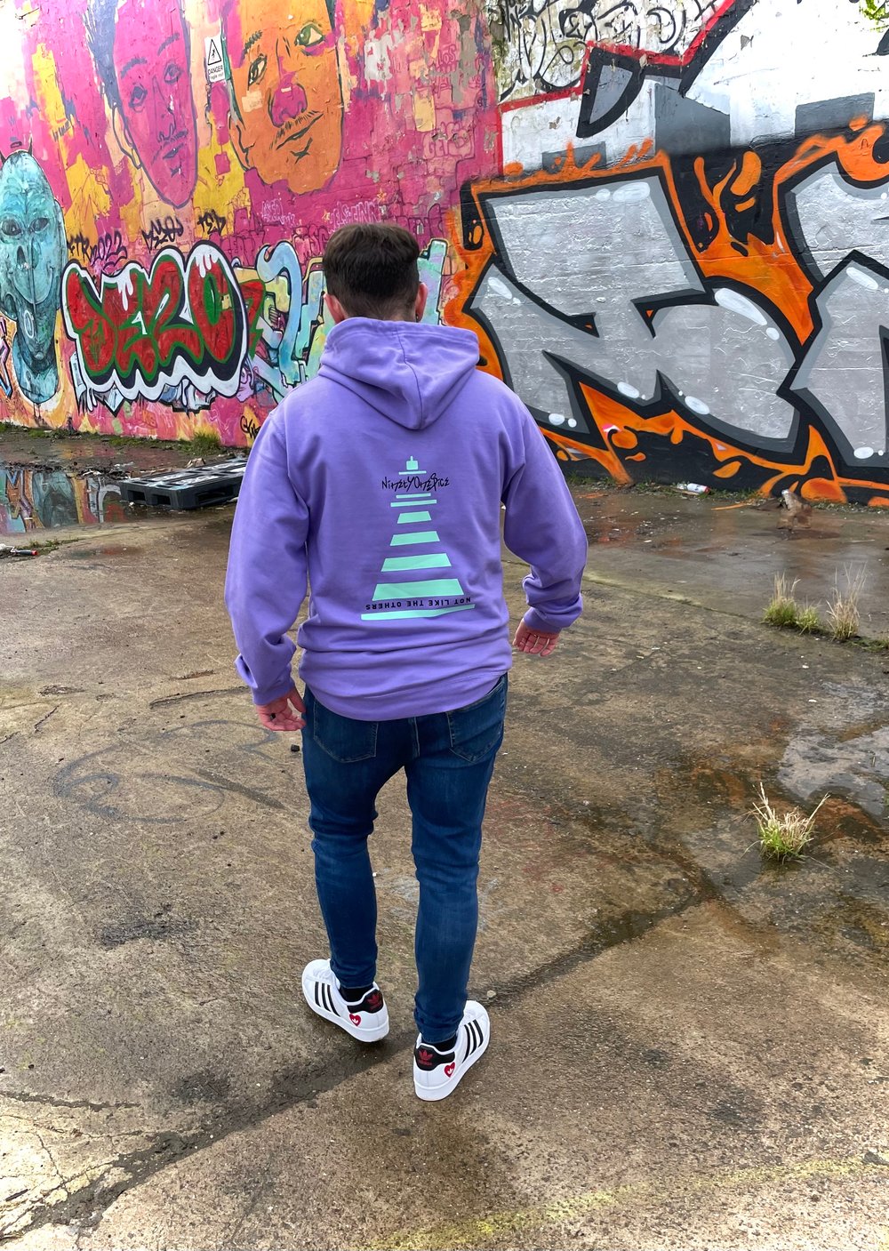 Image of Lilac Script Hoody