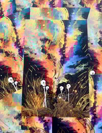 Image 2 of forest witch foil print 