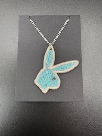 Image 1 of Glow In The Dark Bunny Necklace