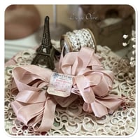 Image 2 of Pink beige seam binding ribbon 4 m