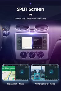 Image 9 of Android Headunit CarPlay Sat-Nav Ford Focus Fiesta Transit Kuga C/S-Max Galaxy Stereo Radio WIFI BT 
