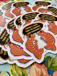 Image 2 of shrimply going thru it stickers 